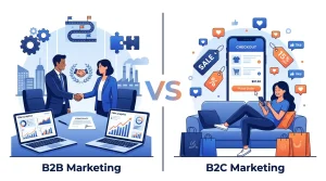 تفاوت فروش b2b و b2c